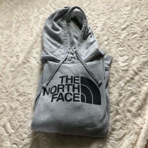 Grey North Face hoodie